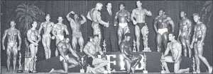 IFBB contest shot.